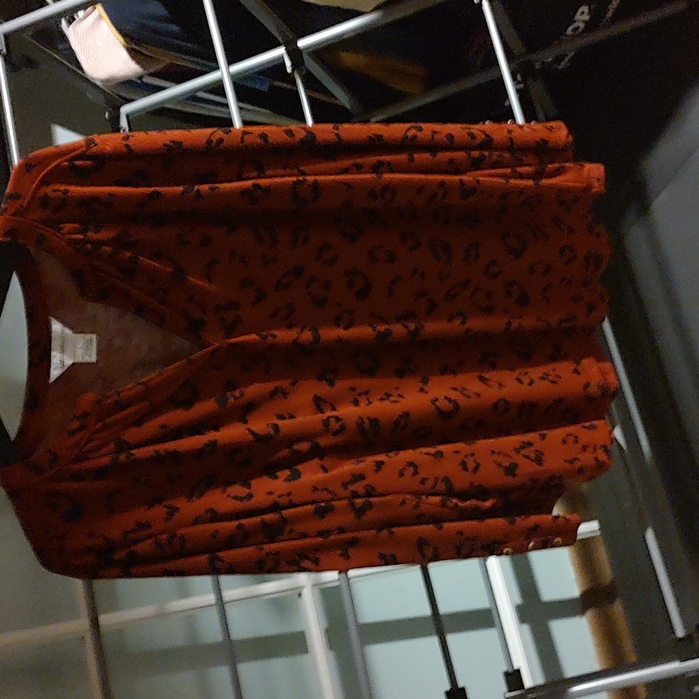 Red leopard shirt
